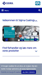 Mobile Screenshot of m.sigmacoatings.dk